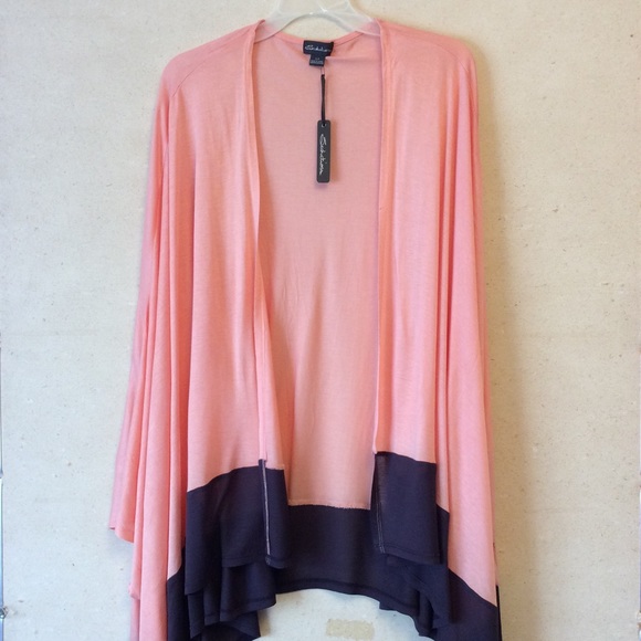 NWT light scarf wrap/long open front cardigan - Picture 1 of 3